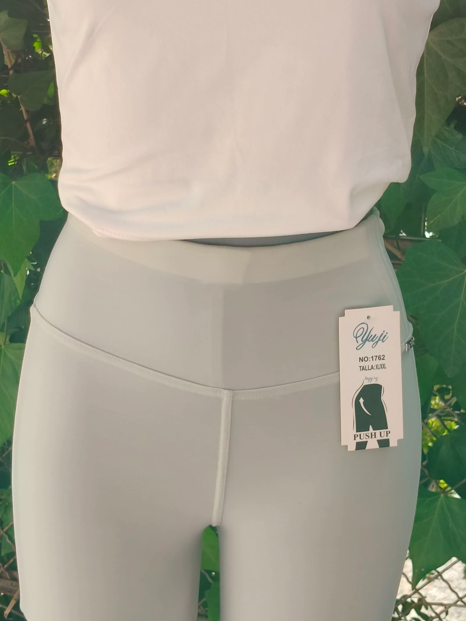 Lichte grijze capri sportlegging - Push Up effect – photo 5
